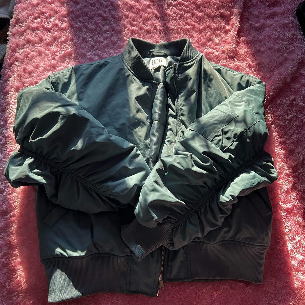 BDG Charlie Barrel Sleeve Bomber Jacket - Picture 4 of 6